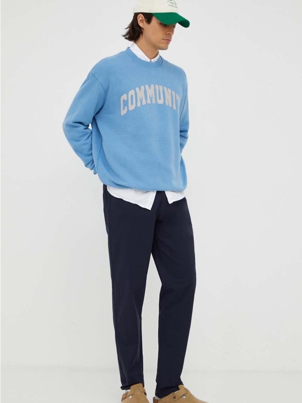 Les Deux cotton sweatshirt collegiate-style "COMMUNITY" size xxl